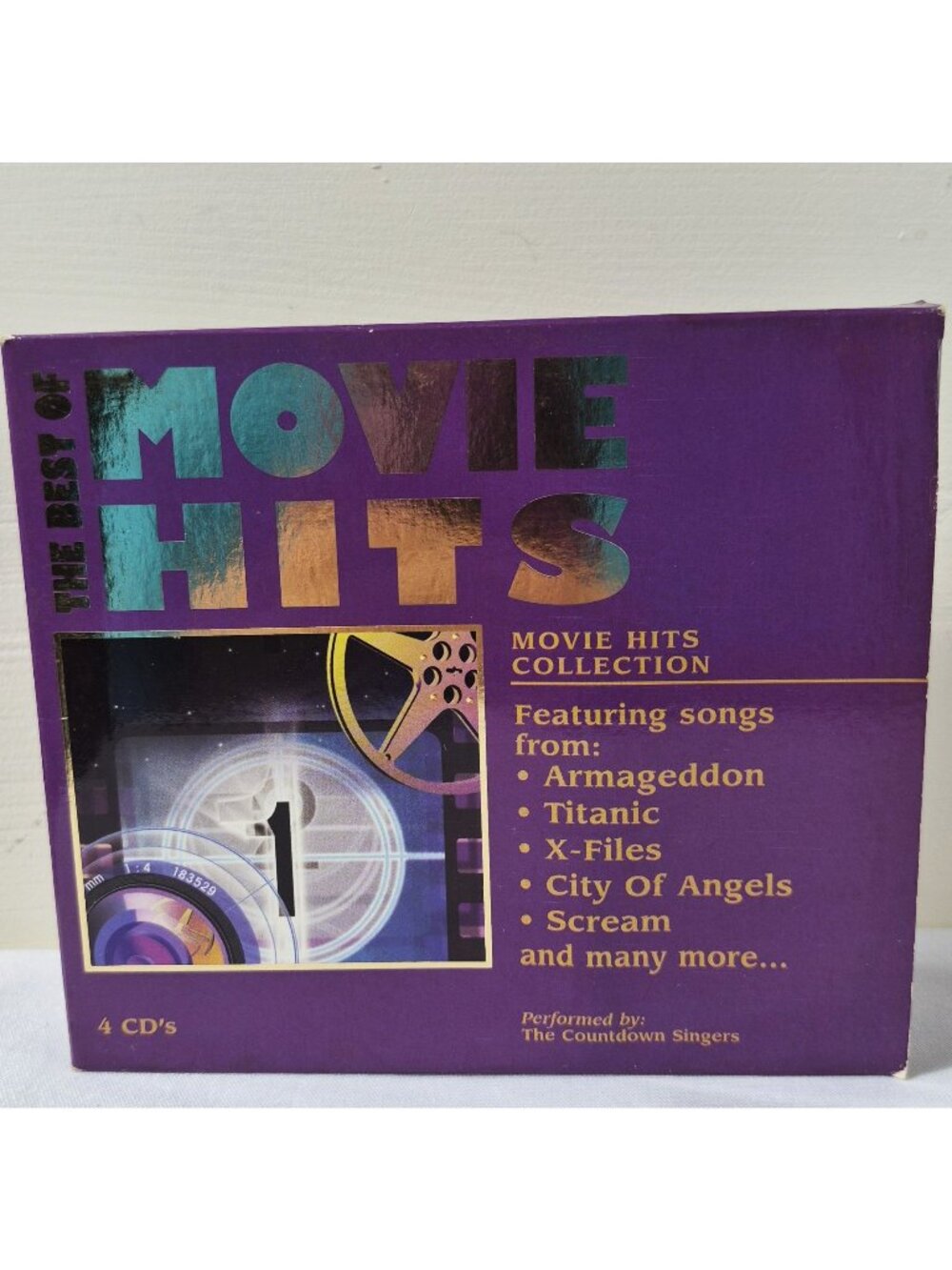 1998 Best of Movie Hits 4 CD Box Set Countdown Singers Medacy Vol 1-4
